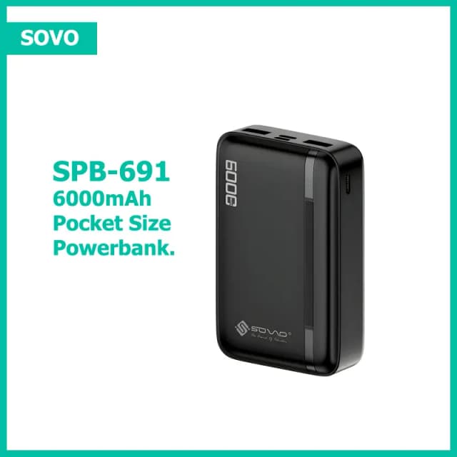 SOVO Pulse 6000 mAh Power Bank